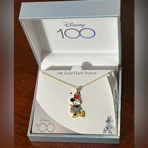 Minnie Disney necklace 100 series NWT in box